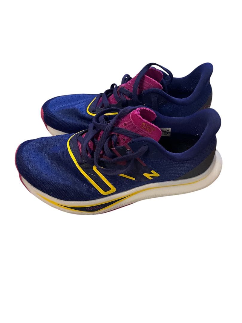 ニューバランス NAVY PINK 23.5cm ランニングシューズ ★ 美品