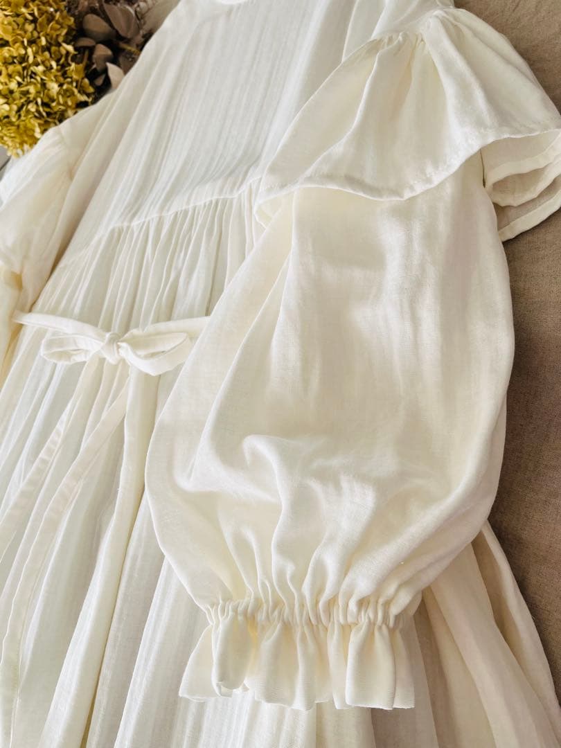 サンプル⭐︎ゆったりサイズダブルガーゼワンピース