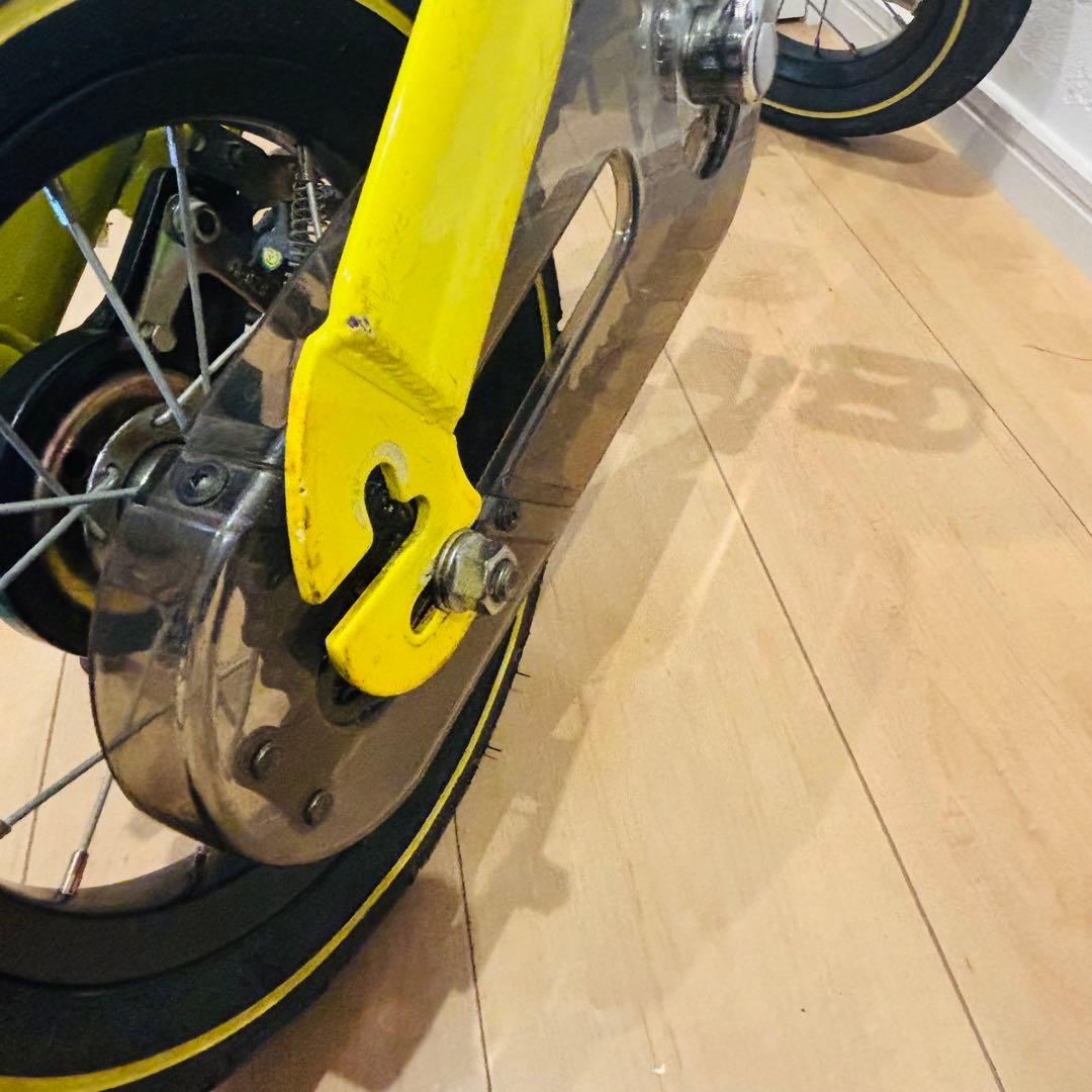 へんしんバイク 12インチ ペダル スタンド その他付属付き イエロー