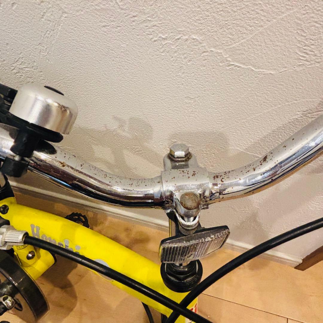 へんしんバイク 12インチ ペダル スタンド その他付属付き イエロー