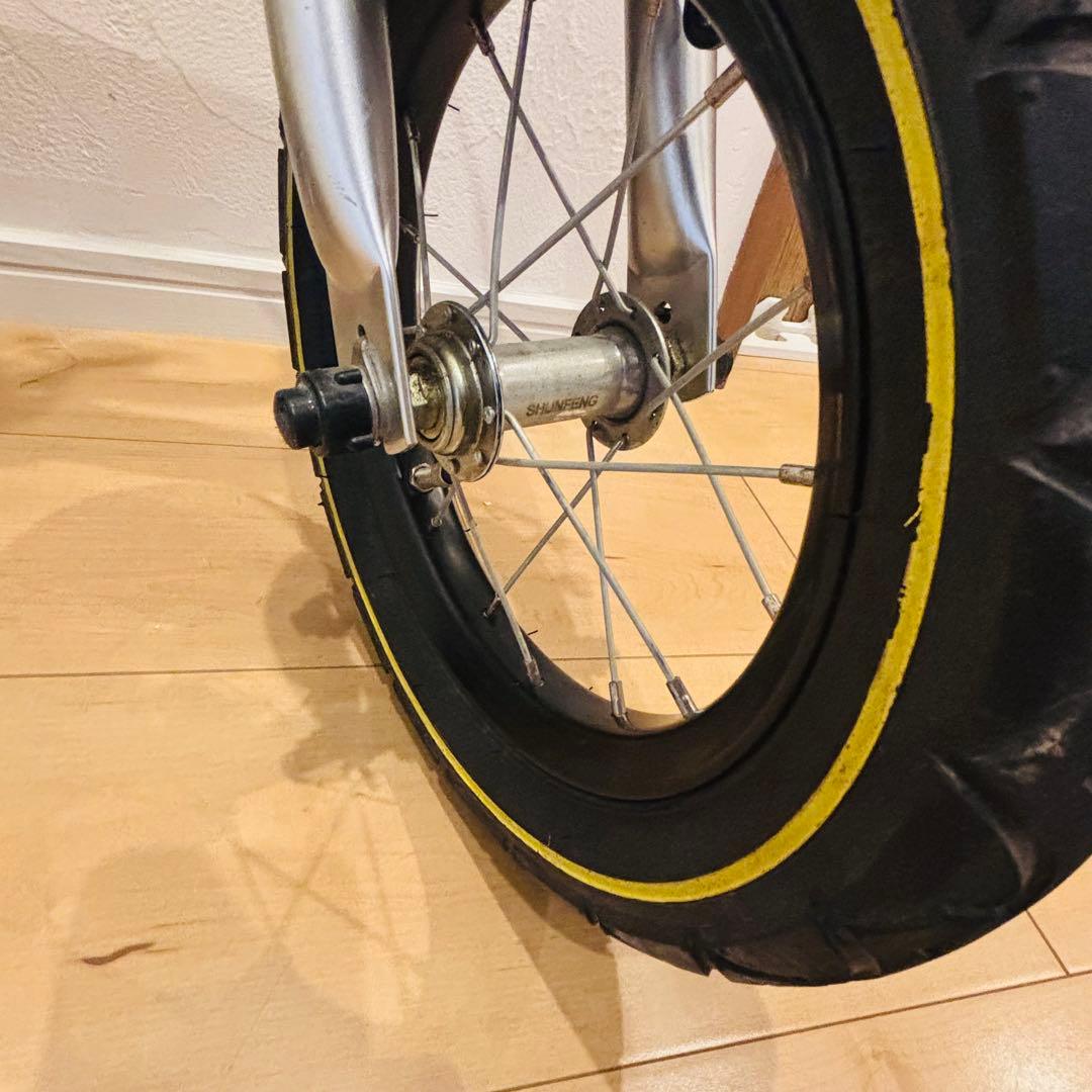 へんしんバイク 12インチ ペダル スタンド その他付属付き イエロー