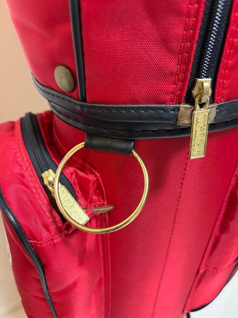 Wilson キャディバッグ 赤