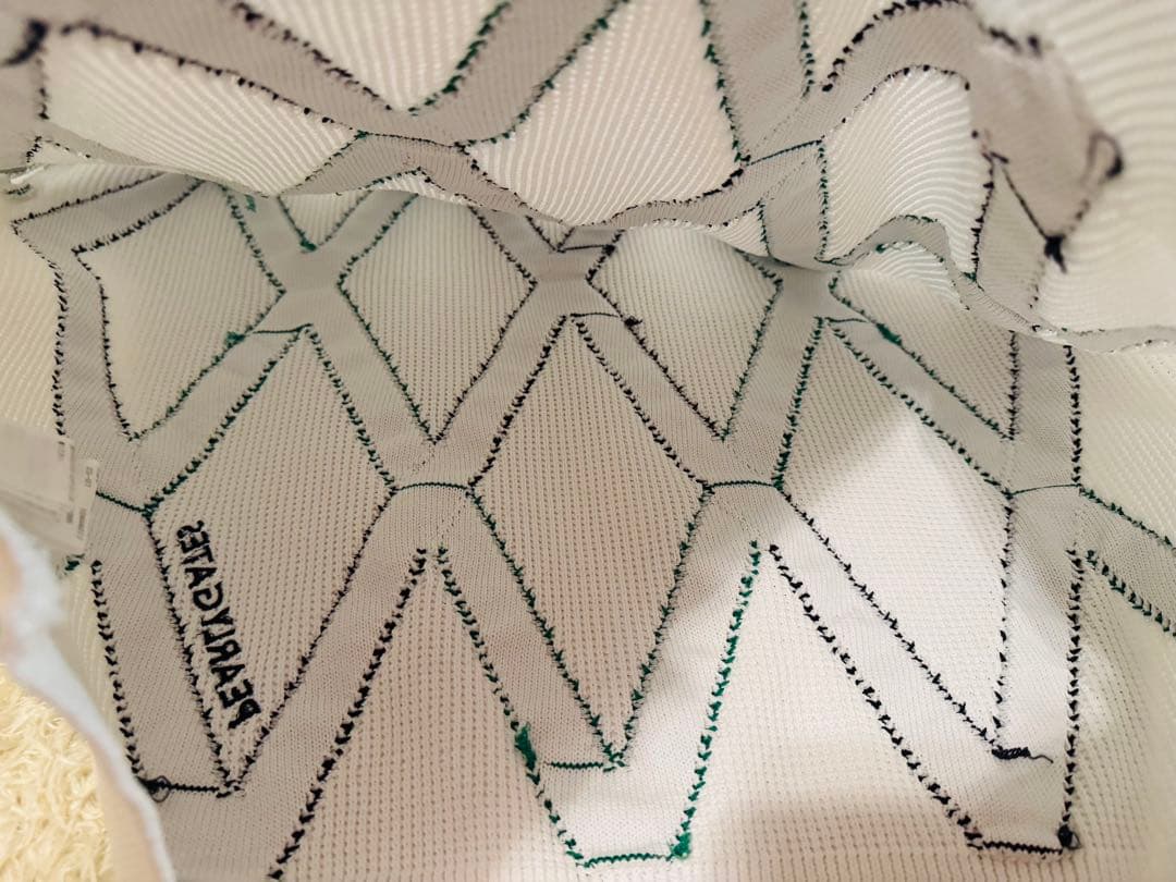 未使用タグ有りPEARLY GATES ダイヤモンドパターンセーター