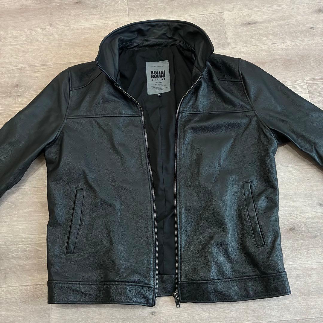 ボリーニ　ライダースジャケット　牛革100%