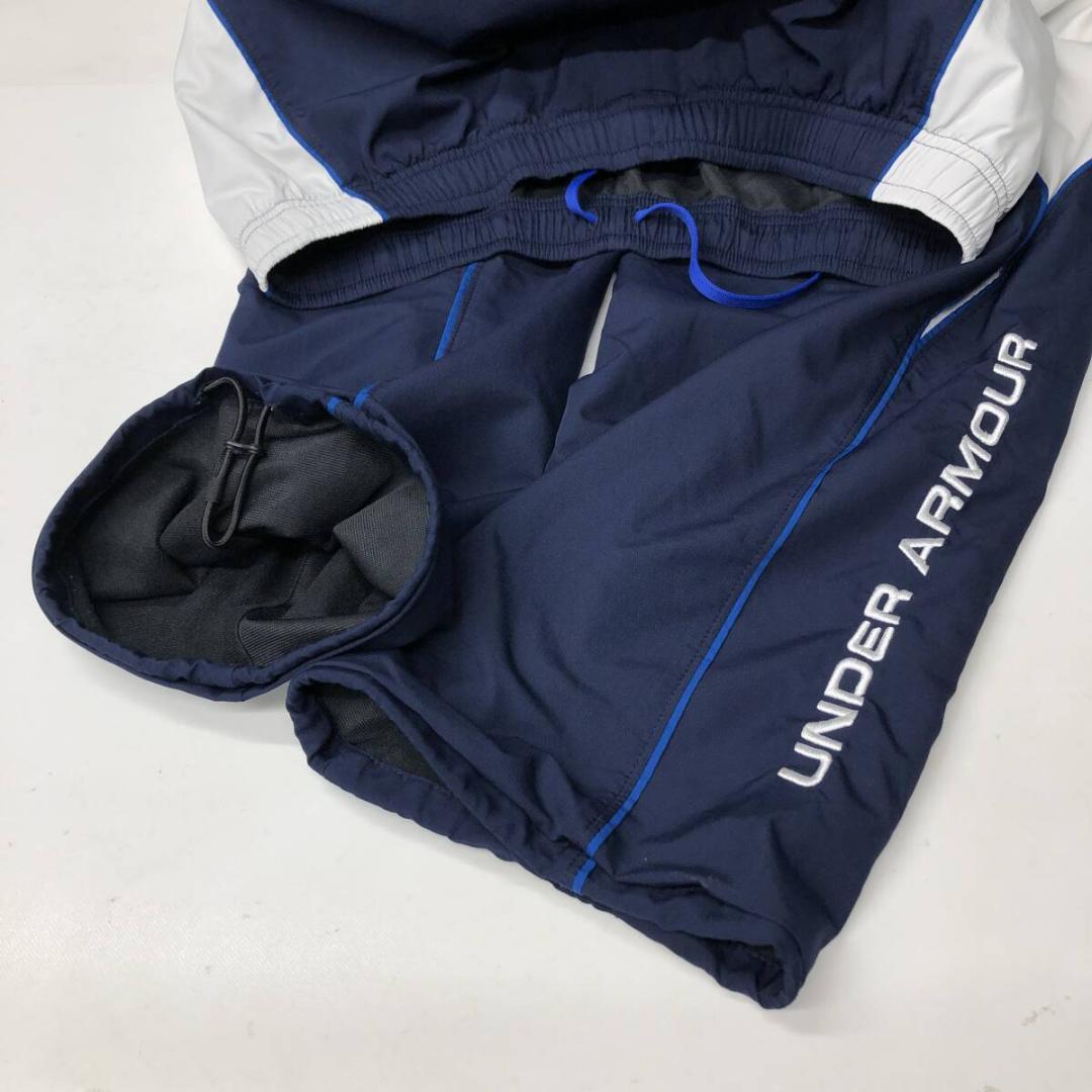 アンダーアーマー ナイロンセットアップ Lサイズ ネイビー