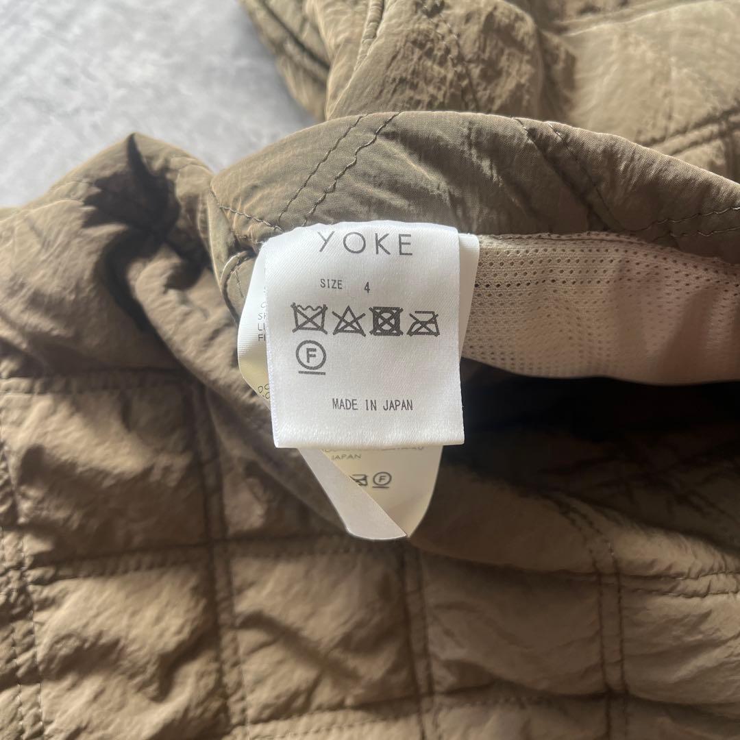 t*k様 【美品】YOKE QULTING PADDED VEST カーキ 4