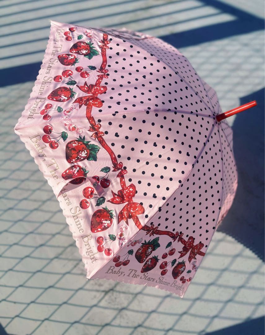 BABY,ベイビーザスターズシャインブライトStrawberry Days 日傘