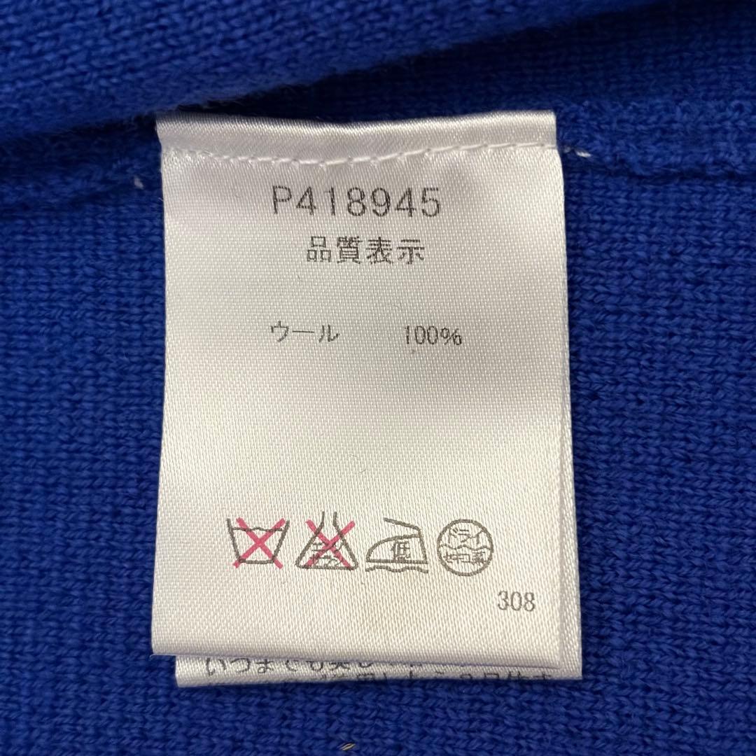 極美品 ピッコーネ ニットジャケット ロゴビジュー　カーディガン タートルネック