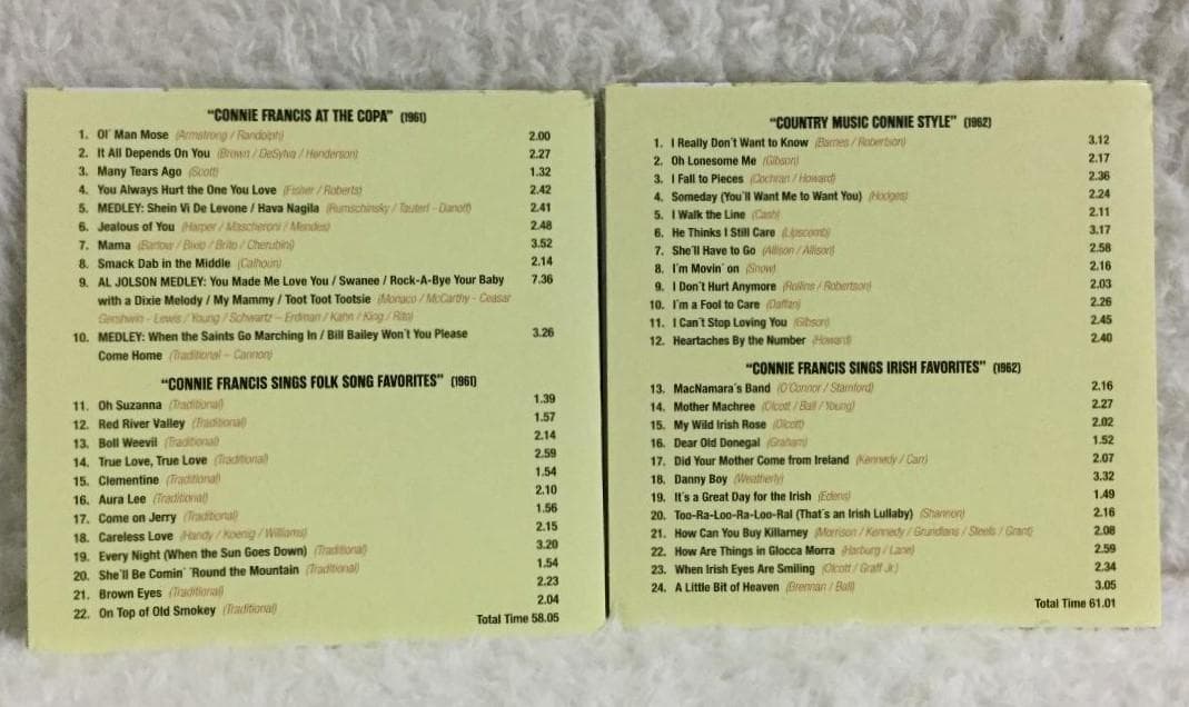 洋楽 Connie Francis - 19 Original Albums &