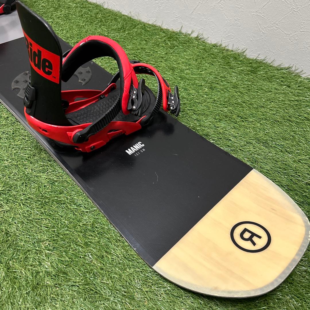 C027 RIDE 151cm メンズスノーボードセット