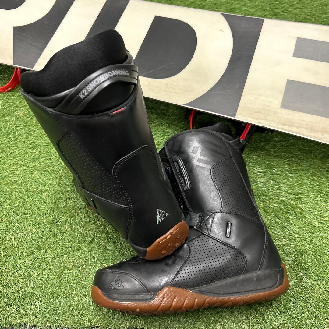 C027 RIDE 151cm メンズスノーボードセット