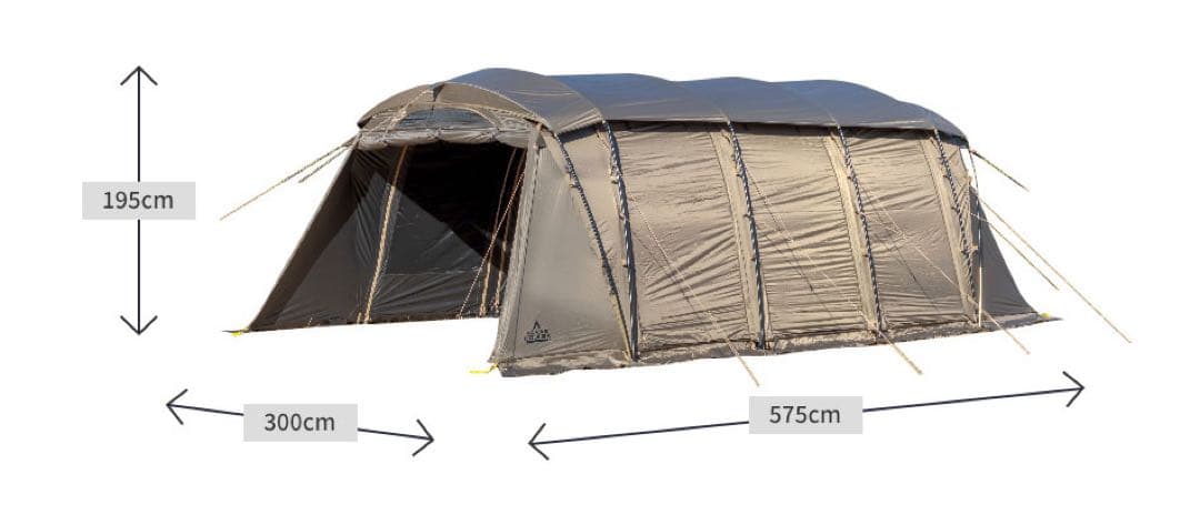 定価15万　タラスブルバ　グラムキャタピラー2ルーム　シェルター　テント