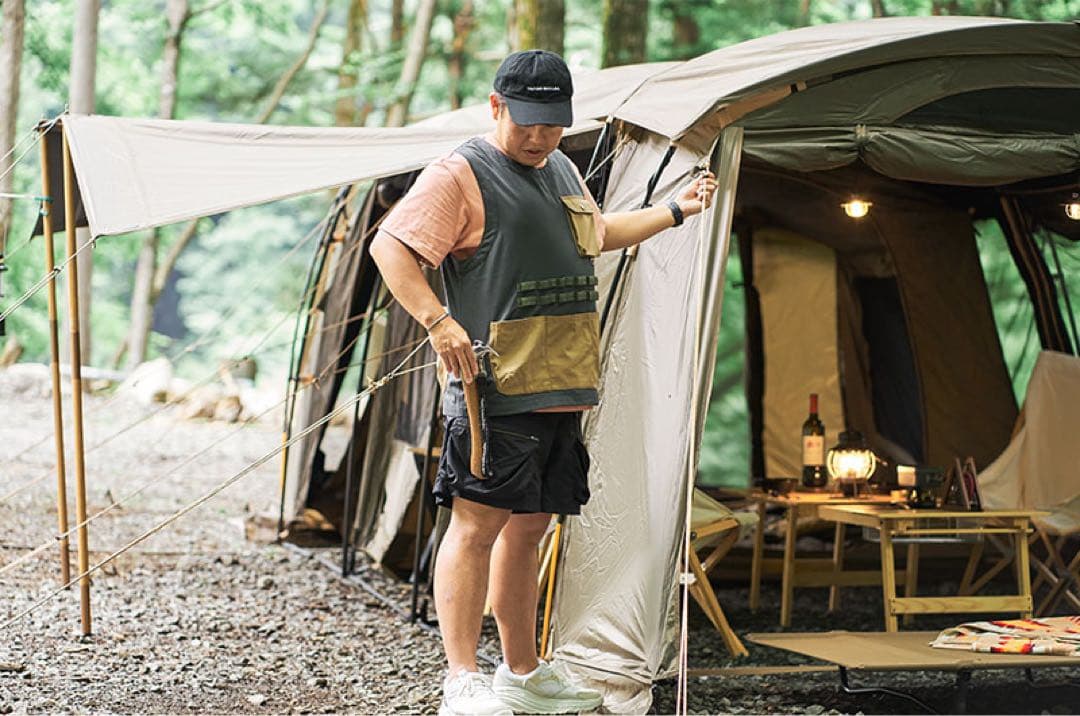 定価15万　タラスブルバ　グラムキャタピラー2ルーム　シェルター　テント