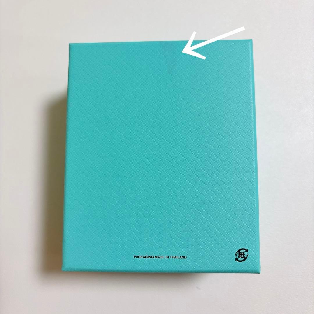 美品　ティファニー　ネックレスケース　空箱　リボン付き　ブルーボックス