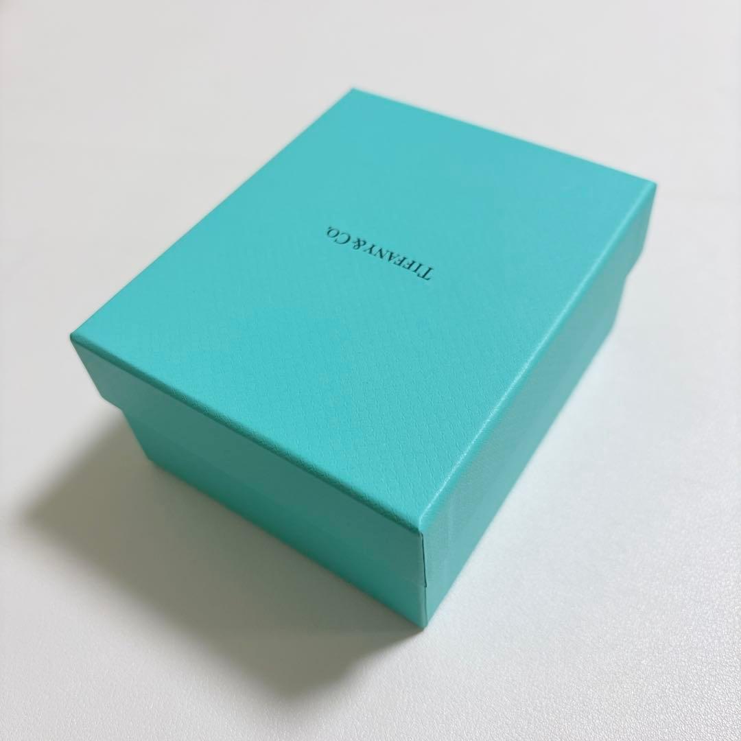 美品　ティファニー　ネックレスケース　空箱　リボン付き　ブルーボックス