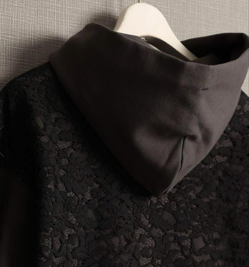 新品　未使用　完売　CHONO グレー　バックレース　フーディー　チョノ