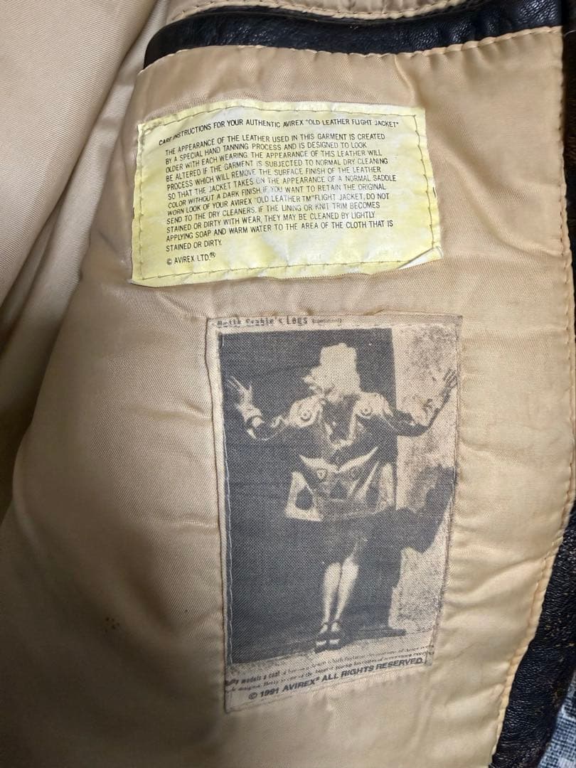 【希少】AVIREX TYPE A-2 ピンナップガール　レザージャケット