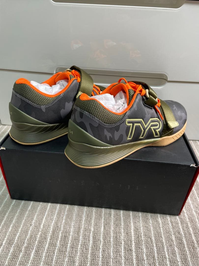 【超美品】TYR リフティングシューズ L-1 Lifter カモフラ