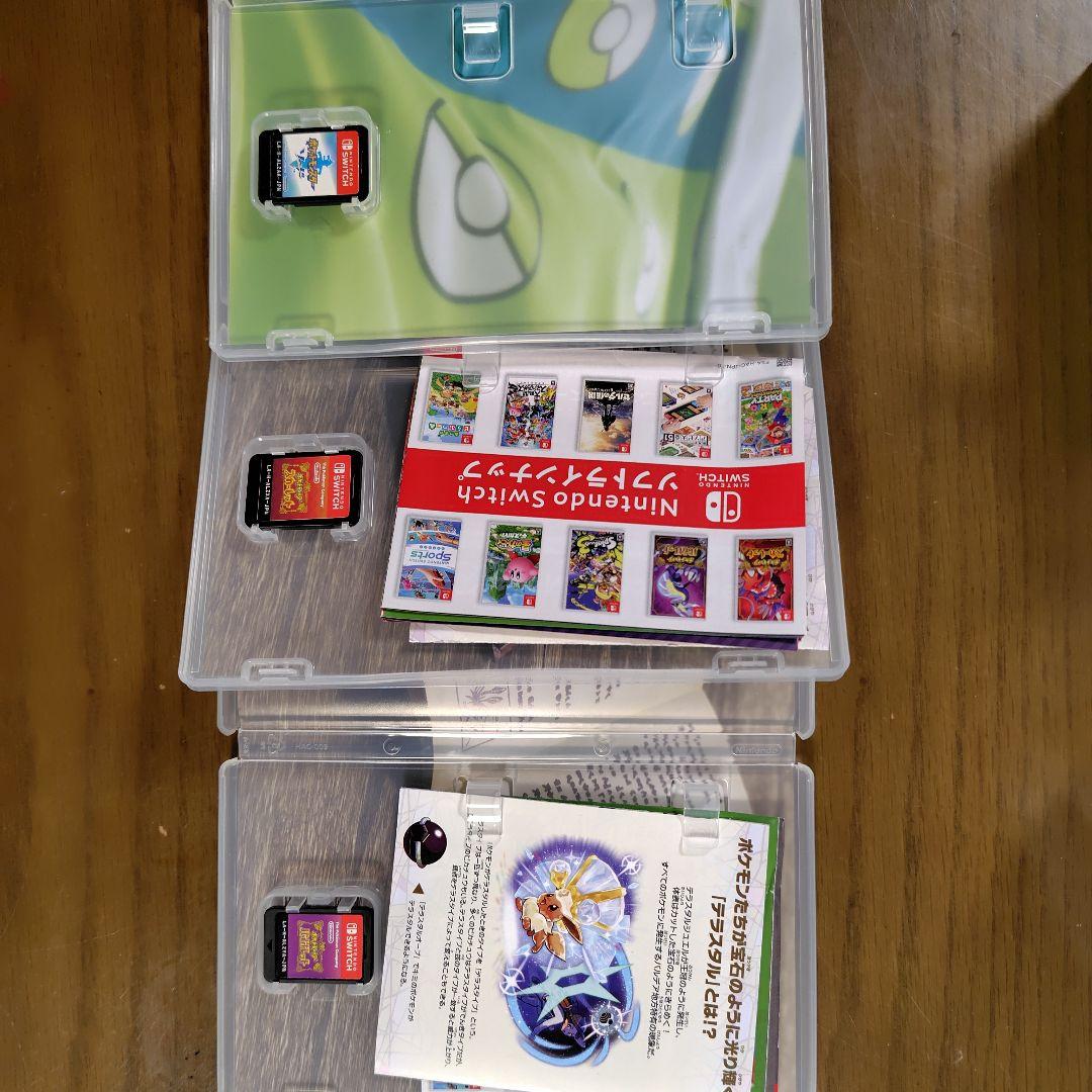 ポケットモンスター スカーレット・バイオレット・ソード　Switch 3本セット