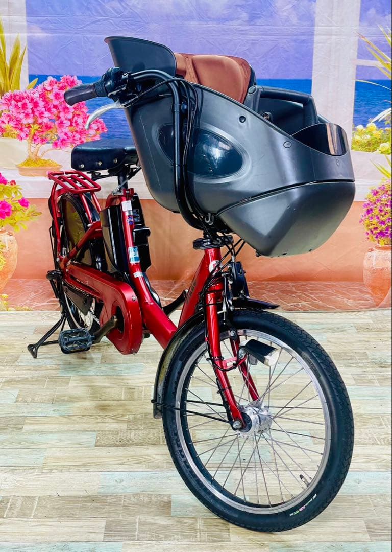 超人気！BIKKE ビッケ13AH！⭐️ブリヂストン子供乗せ電動自転車Y3417