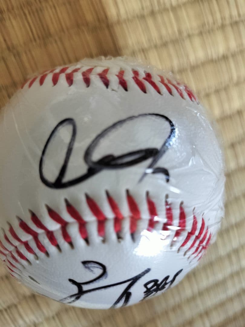 赤ヘル元広島カープ　前田智徳　直筆サイン入りボール背番号31