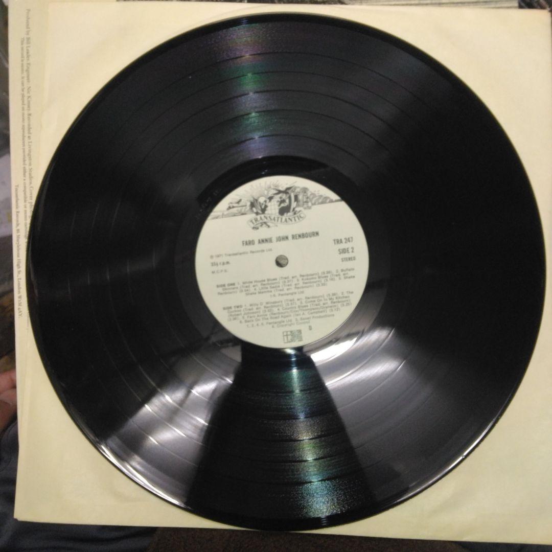 ['71年UK盤LP]ジョンレンボーン Faro Annie コーティングジャケ