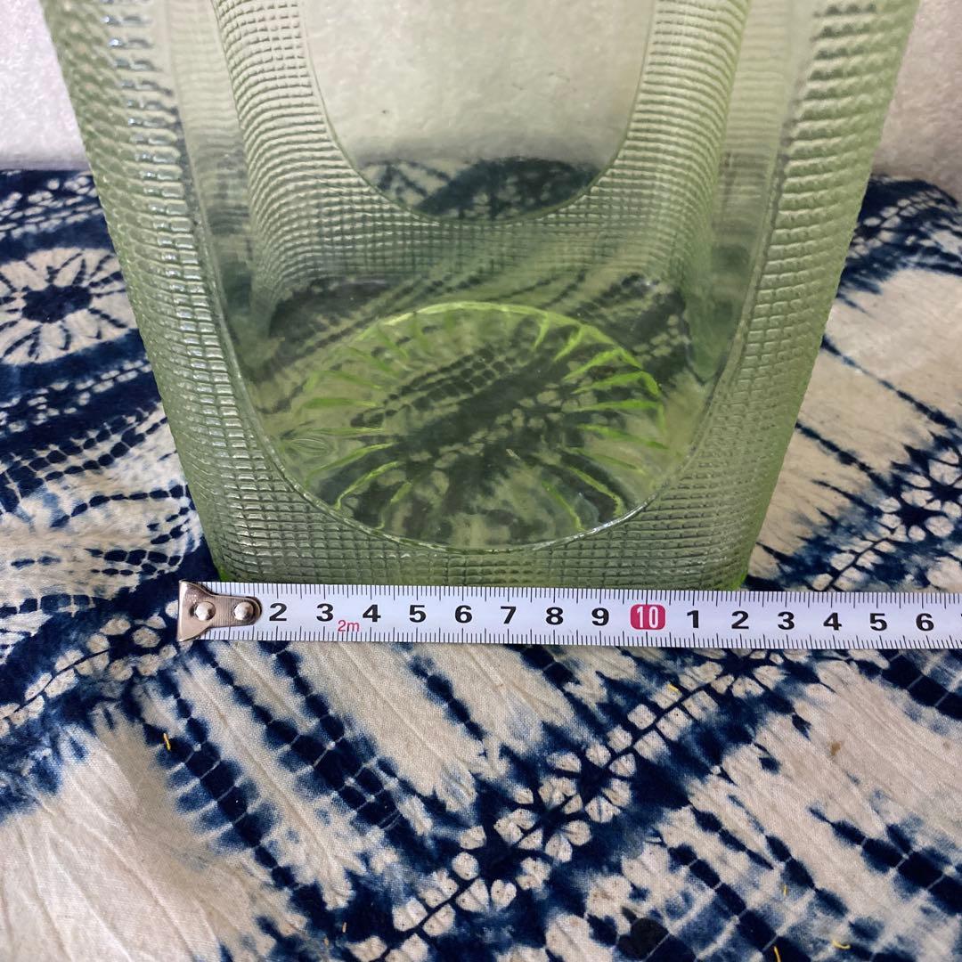 ウランガラス　硝子　瓶　特大