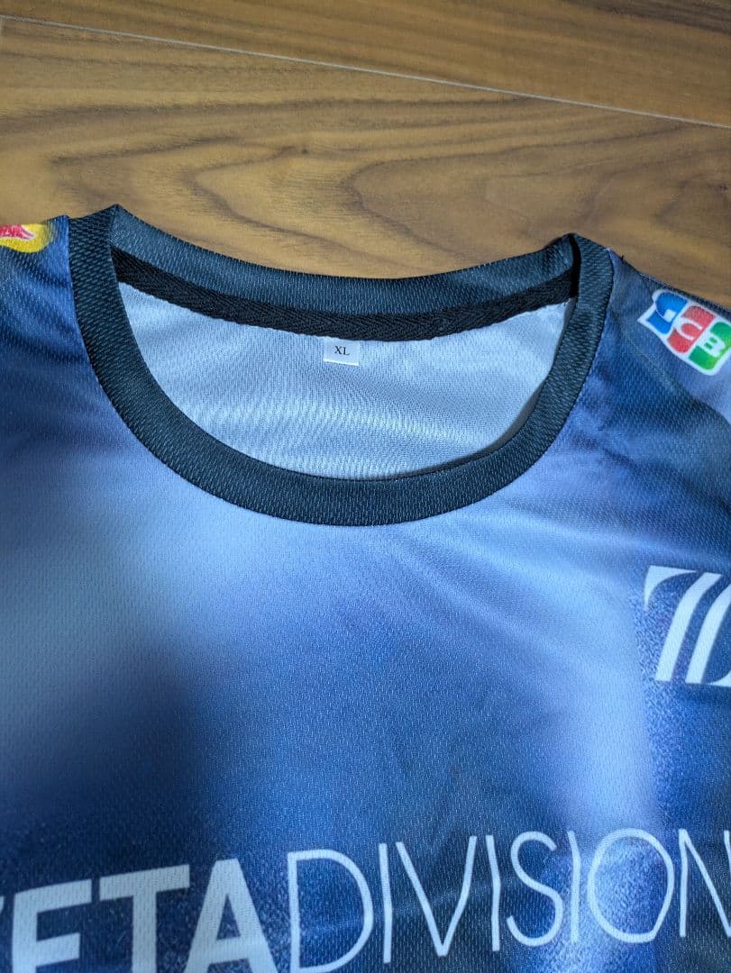 ★スポンサー　Tシャツ　ジャージ　ゲームシャツ　ユニフォーム　スポーツウェア　紺