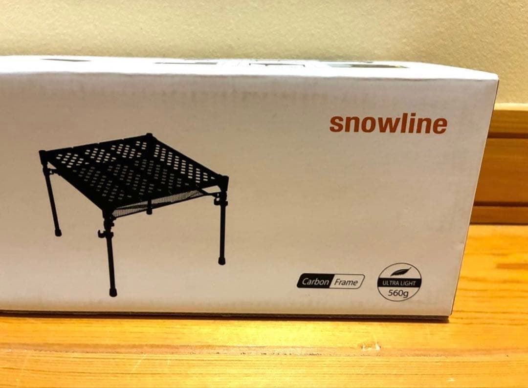 新品　line スノーライン　キューブバックパッカーズテーブル　超軽量