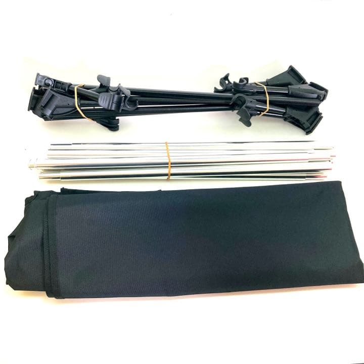 アルミコット　黒　GEJ-LCB　ローコット　アウトドアベッド