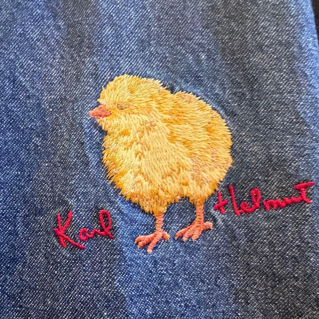 Karl Helmut デニムパーカー　ヒヨコ　ワッペン　刺繍　ピンクハウス
