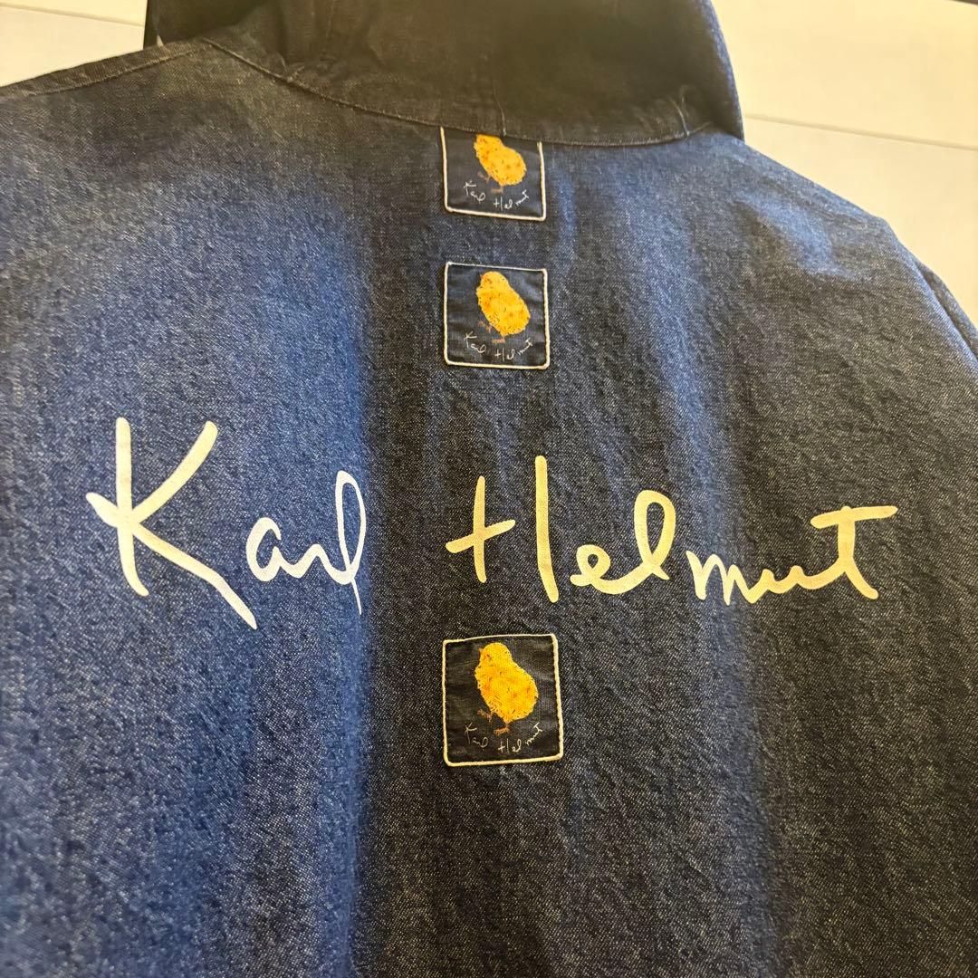 Karl Helmut デニムパーカー　ヒヨコ　ワッペン　刺繍　ピンクハウス