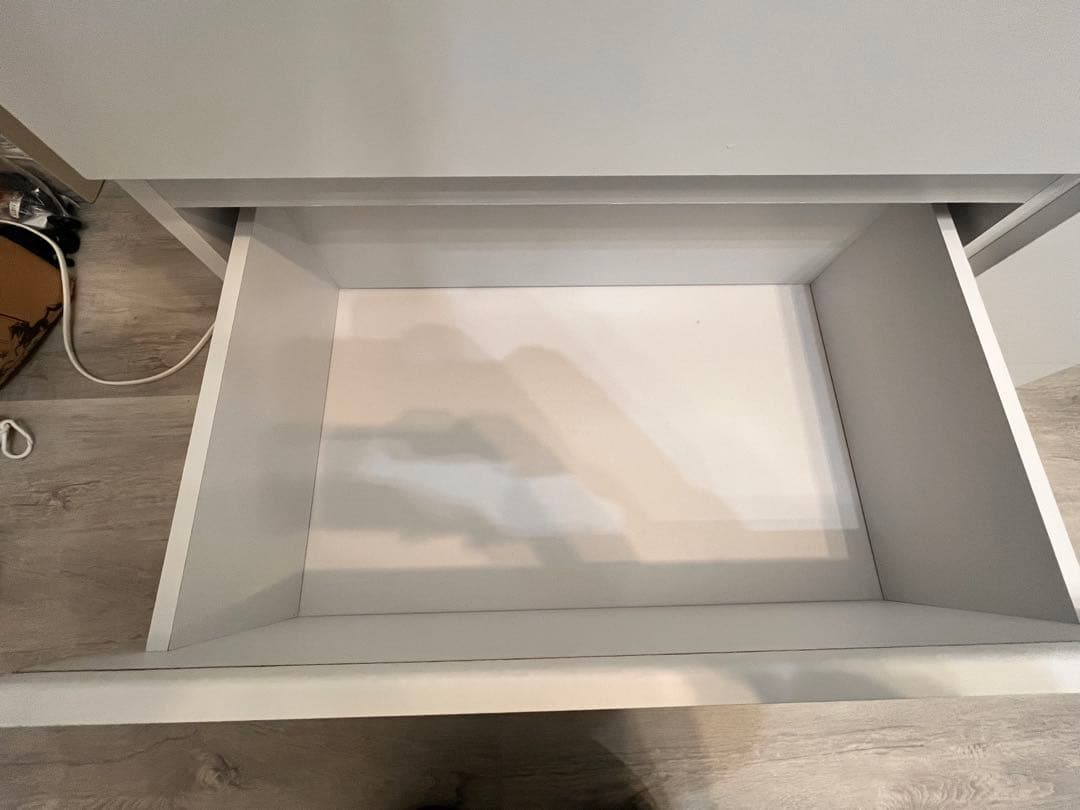 【送料込み】LOWYA キッチンボード 食器棚 ホワイト（上A＋下Bセット）