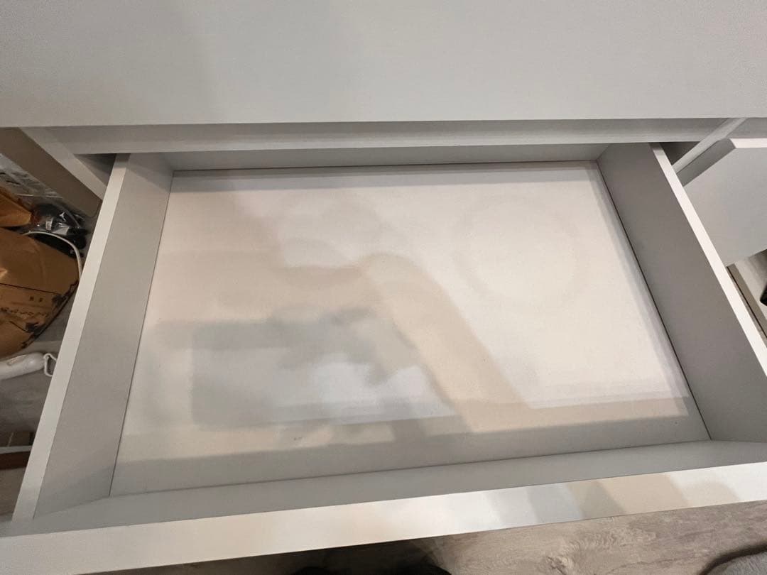 【送料込み】LOWYA キッチンボード 食器棚 ホワイト（上A＋下Bセット）