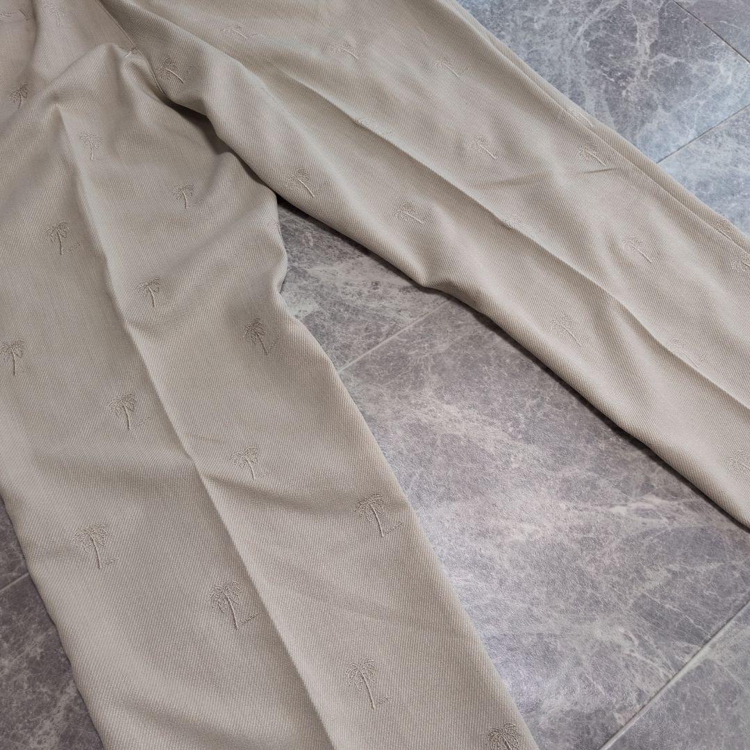 【未使用タグ付】キャロウェイ XL ゴルフパンツ 総柄 ヤシの木 刺繍