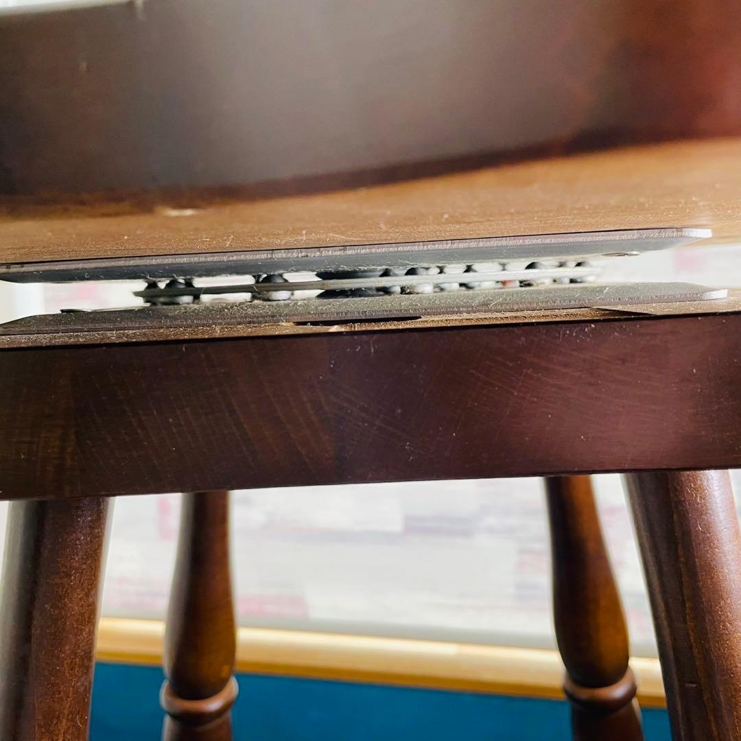 飛騨産業 ハイチェア カウンターチェア 回転椅子 アンティーク レトロ キツツキ