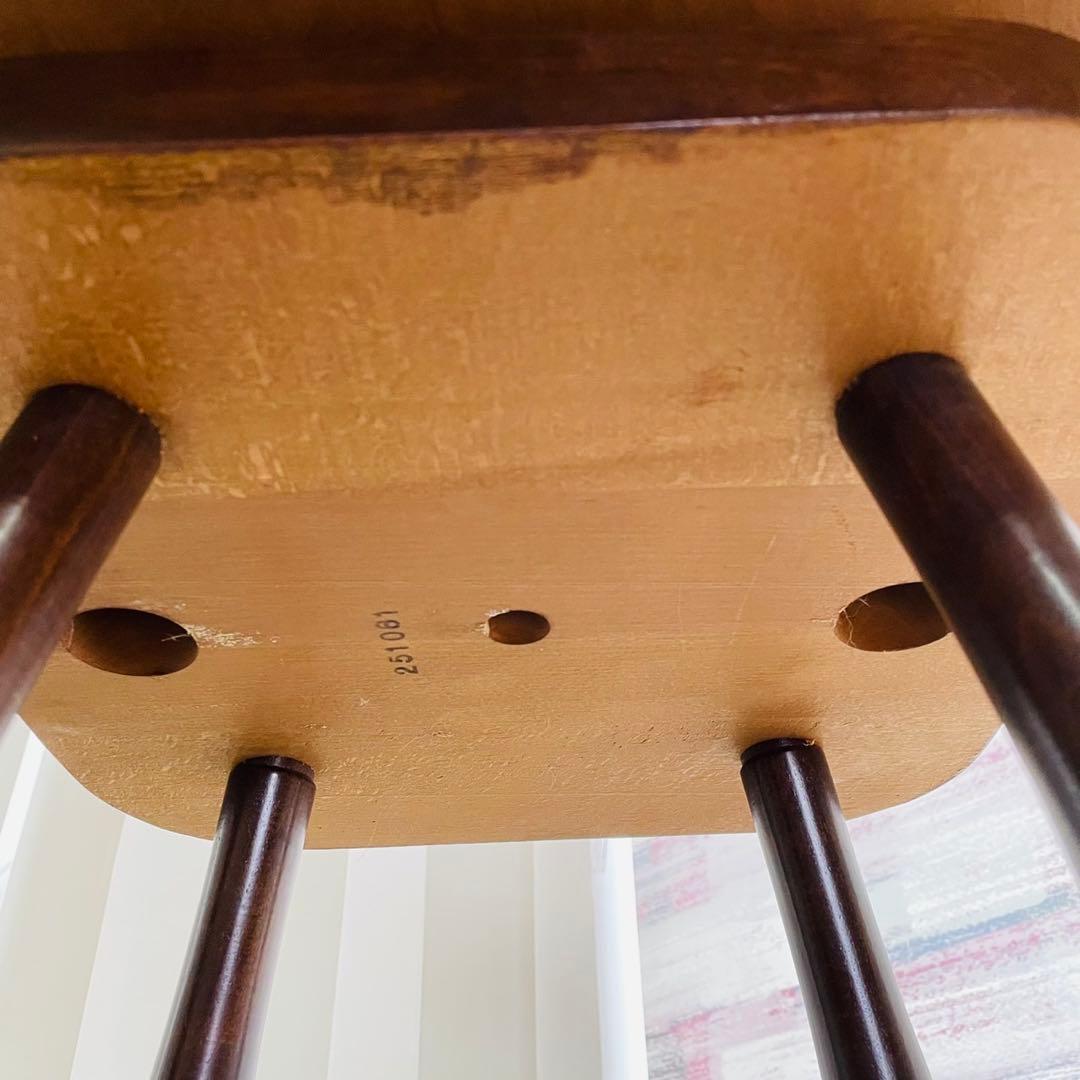 飛騨産業 ハイチェア カウンターチェア 回転椅子 アンティーク レトロ キツツキ