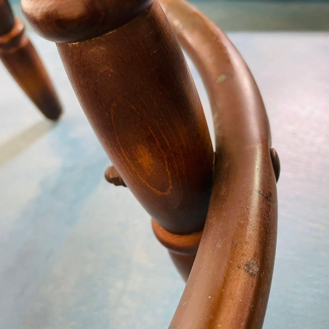 飛騨産業 ハイチェア カウンターチェア 回転椅子 アンティーク レトロ キツツキ