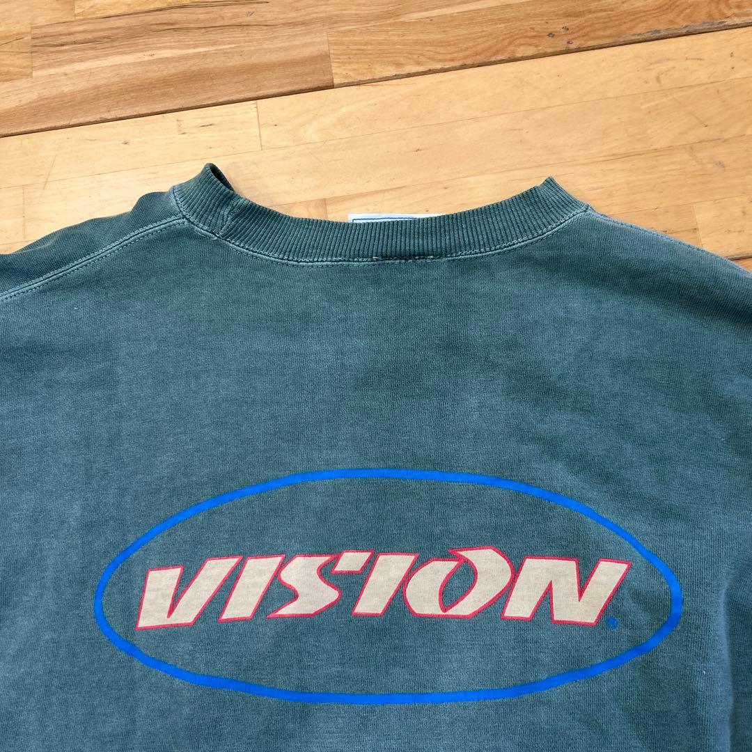 90sアメリカ製vision sport wearトレーナー　スケーター系