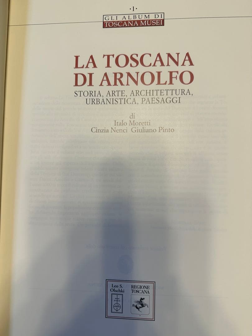イタリア語　本　新品未使用❗️LA TOSCANA DI ARNOLFO