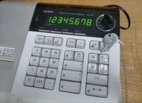 カシオレジスター　SE-S10　人気コンパクト送料無料　101017