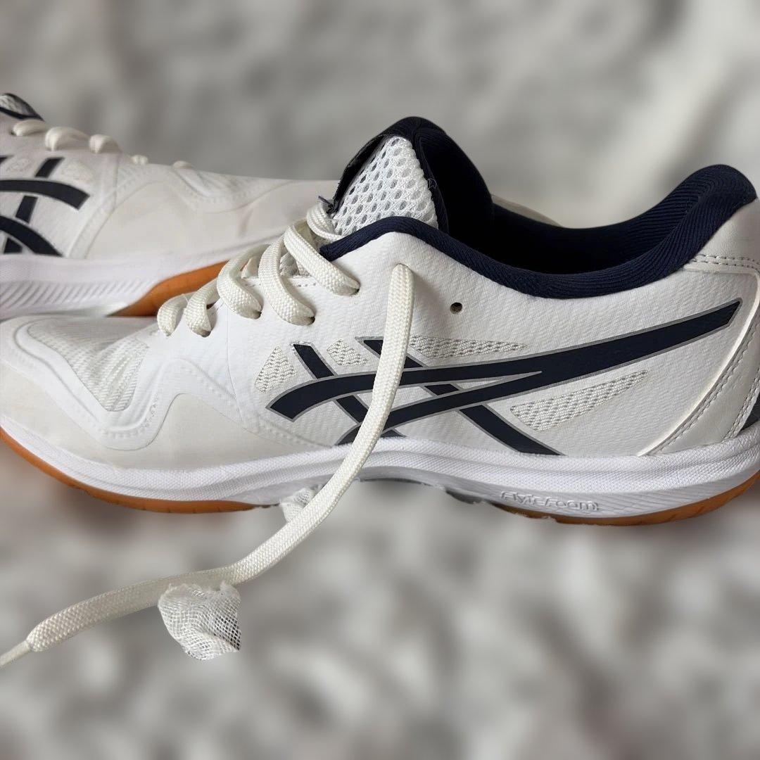 美品 26㎝ JAPAN ASICS ローテ ジャパンライト ホワイトネイビー