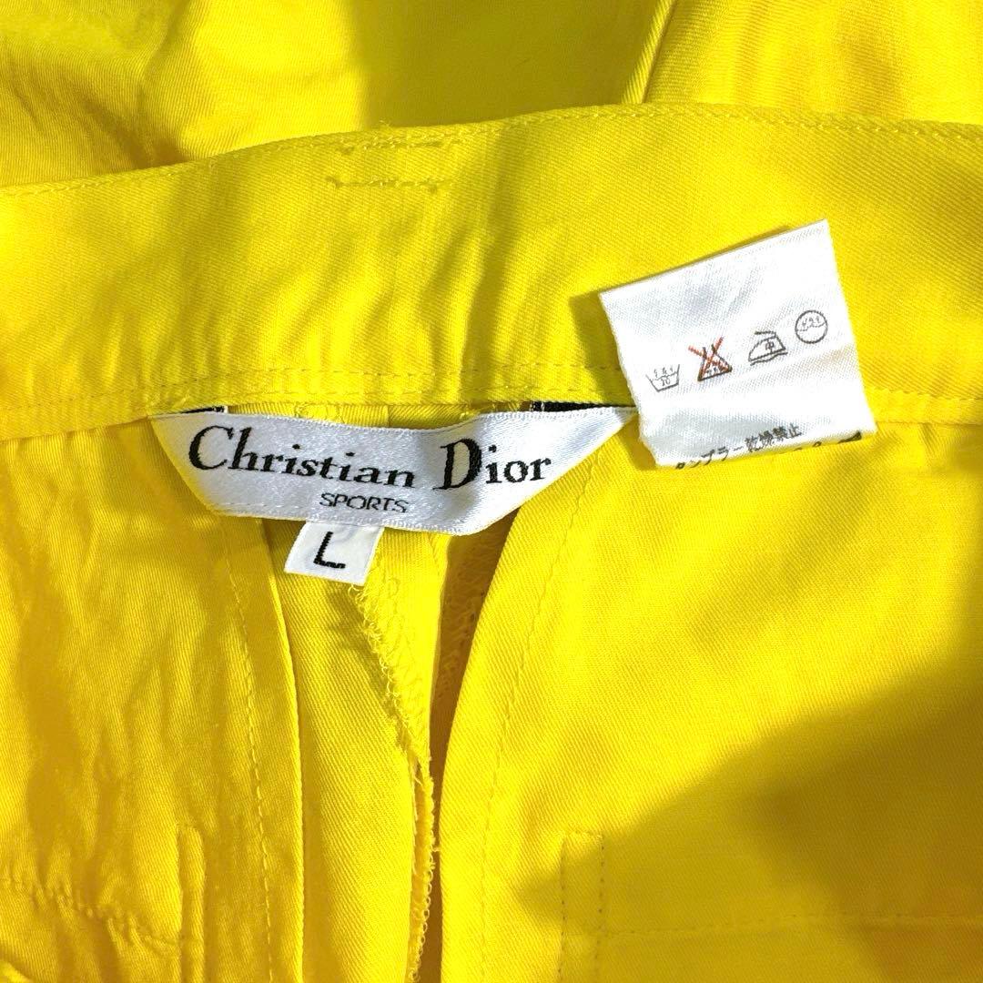 【クリスチャンディオール スポーツ 】リネンゴルフショートパンツ Lチャーム付き