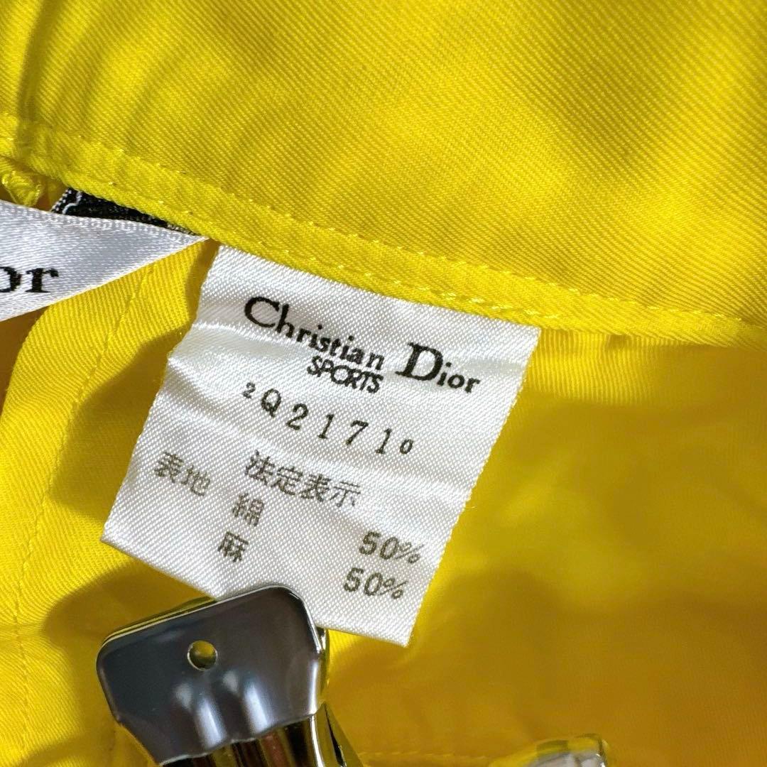 【クリスチャンディオール スポーツ 】リネンゴルフショートパンツ Lチャーム付き