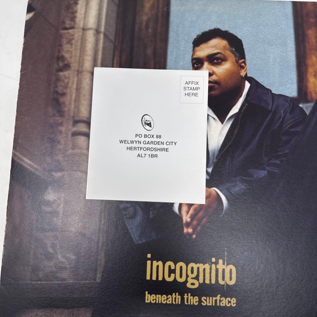 incognito / beneath the surface 2枚組レコード