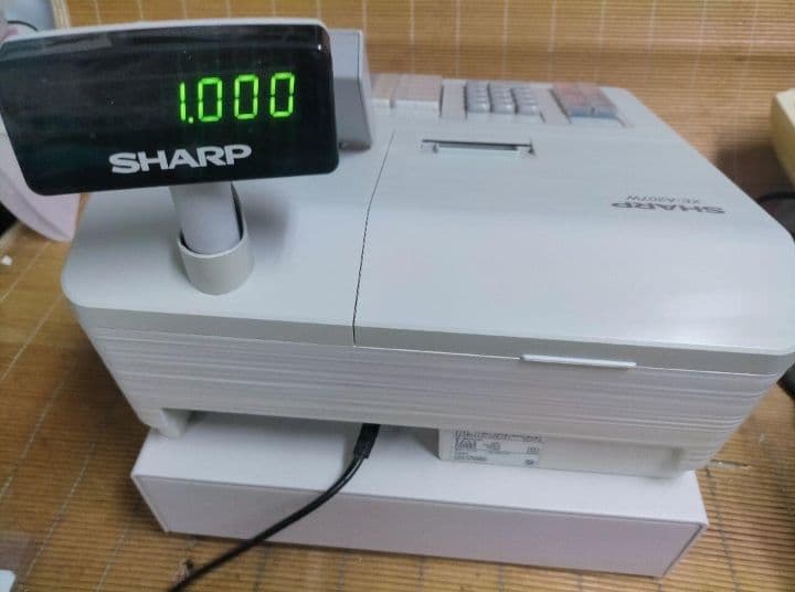 シャープレジスター　XE-A207　PC連携売上管理設定無料　995033