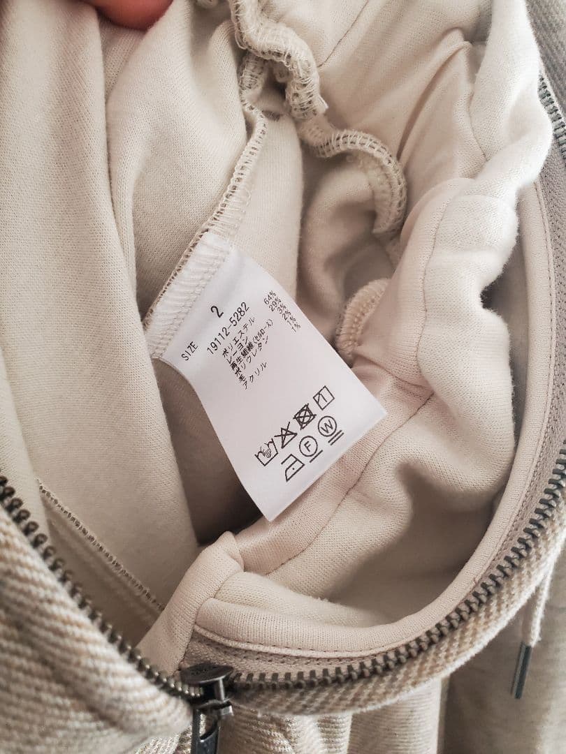 クラネ　HOODED SWEAT ALL IN ONE （BEIGE）