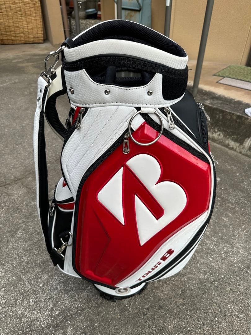 超美品ブリヂストン　ゴルフ　キャディバッグ　プロレプリカモデル