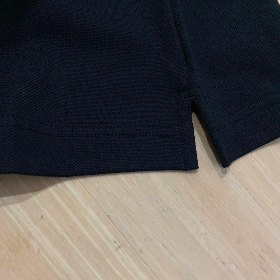 パーリーゲイツ☆新品 襟裏ロゴ有り ドライマスター鹿の子半袖ポロシャツ