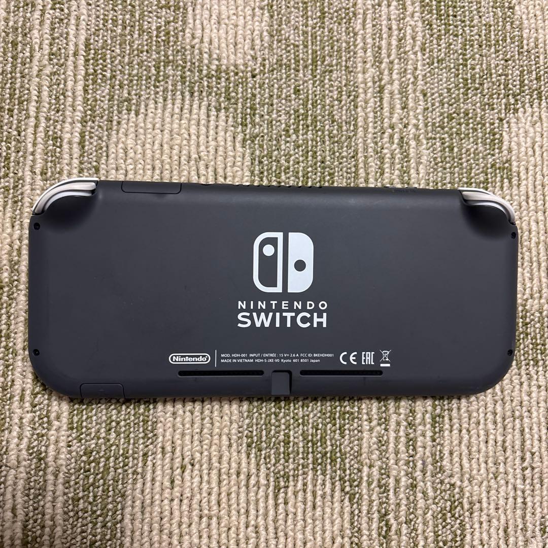 Nintendo Switch Lite グレー 本体 スーパーマリオカバー